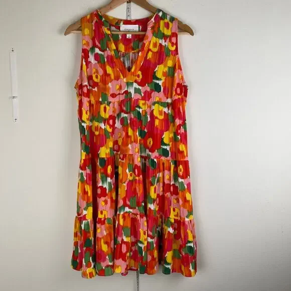 Tuckernuck Pomander Place Kenzo Magnolia Watercolor Dress Size Small - Picture 8 of 14